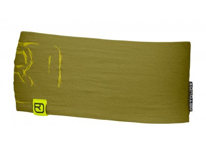 Čelenka Ortovox 120 Tec Logo Headband - zelená