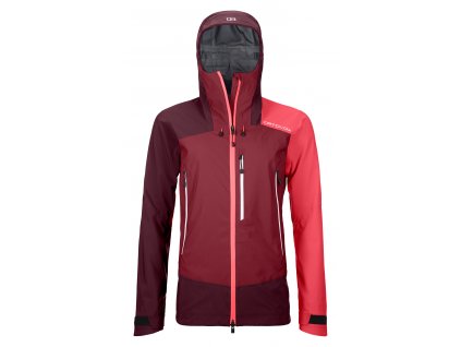 Dámská Bunda Ortovox W's Westalpen 3L Jacket (Barva Dark Blood, Velikost XS)