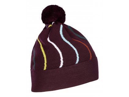 Čepice Ortovox Line Finder Beanie (Barva Dark Wine)