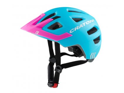 Dětská helma CRATONI Maxster Pro Blue/Pink Matt (Velikost 46-51 cm)