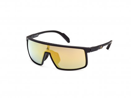 Sluneční brýle ADIDAS Sport SP0057 Matte Black/Brown Mirror