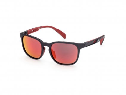 Sluneční brýle ADIDAS Sport SP0033 Matte Black/Roviex Mirror
