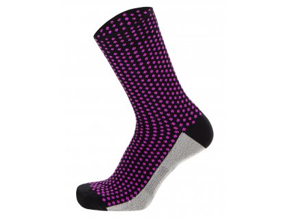 Ponožky SANTINI Sfera Medium Profile Black - 40-43