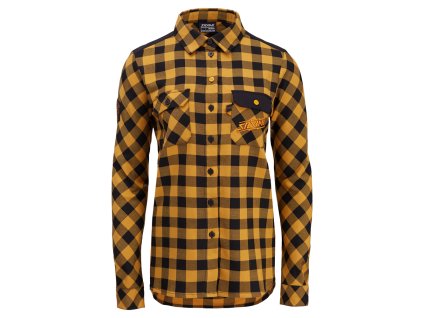 Silvini dámská košile WJ2132 Briona (Velikost XS, Barva black-yellow)