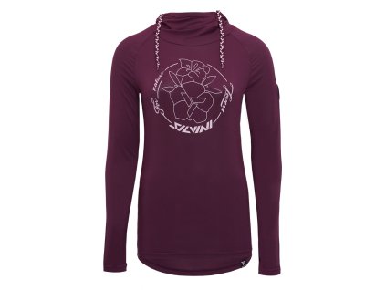 Silvini dámské triko WD1920 Merate (Velikost XS, Barva plum-blush)