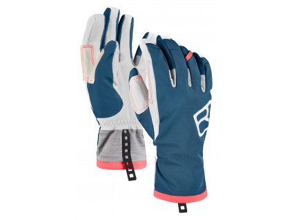 Dámské Rukavice Ortovox W's Tour Glove (Barva Petrol Blue, Velikost L)