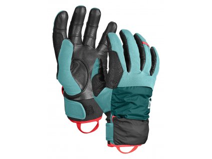 Dámské Rukavice Ortovox W's Tour Pro Cover Glove (Velikost XS, Barva modrá)