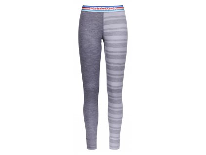 Dámské Termoprádlo Ortovox W's 185 Rock'n'Wool Long Pants (Velikost M, Barva šedá)