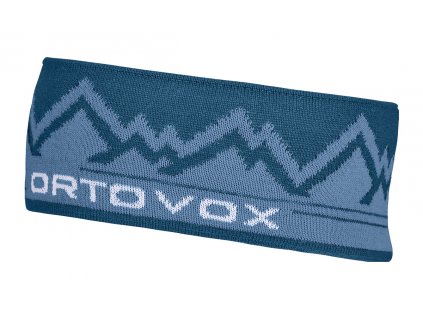 Čelenka Ortovox Peak Headband (Velikost Uni, Barva modrá)