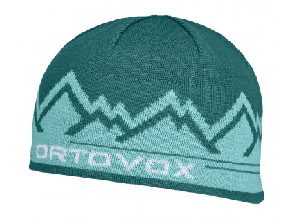 Čepice Ortovox Peak Beanie (Velikost Uni, Barva zelená)