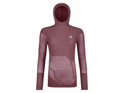 Dámské Termoprádlo Ortovox W's Merino Thermovent Hoody (Velikost S, Barva růžová)