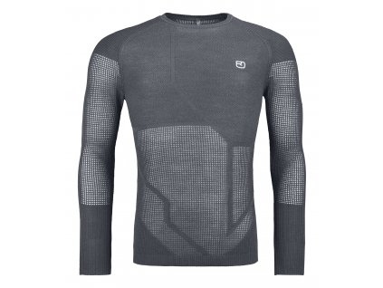 Termoprádlo Ortovox Merino Thermovent LS (Velikost L, Barva šedá)