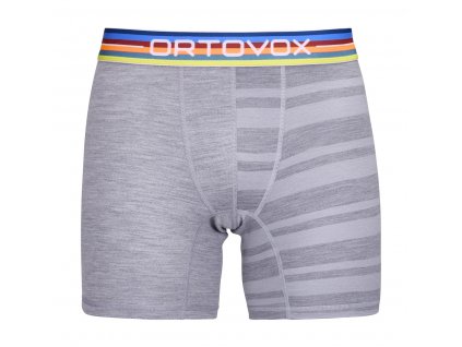 Termoprádlo Ortovox 185 Rock'n'Wool Boxer (Velikost XL, Barva šedá)