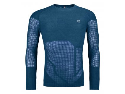 Termoprádlo Ortovox Merino Thermovent LS (Velikost L, Barva modrá)