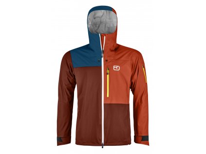 Pánská Bunda Ortovox Ortler Jacket (Velikost L, Barva oranžová)