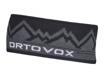 Čelenka Ortovox Peak Headband (Velikost Uni, Barva černá)