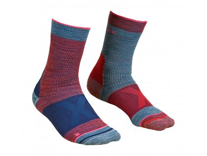 Dámské Ponožky Ortovox W's Alpinist Mid Socks (Barva Hot Coral, Velikost 42-44)