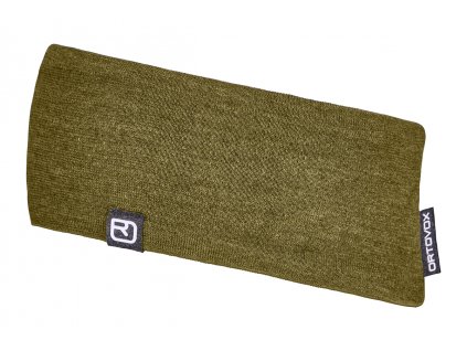 Čelenka Ortovox Wonderwool Headband (Velikost Uni, Barva zelená)
