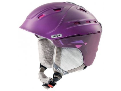 Lyžařská helma UVEX P2US WL - fialová