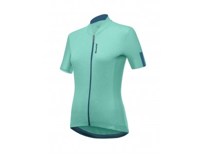 Dámský dres SANTINI Gravel S/S Ac Aqua (Varianta XXL)