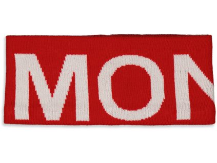 Merino čelenka MONS ROYALE ARCADIA HEADBAND retro red