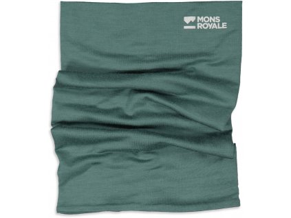 Merino nákrčník MONS ROYALE DOUBLE UP NECKWARMER burnt sage