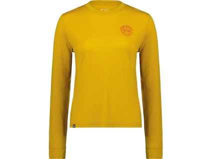 Merino triko MONS ROYALE ICON RELAXED LS turmeric (Velikost M)