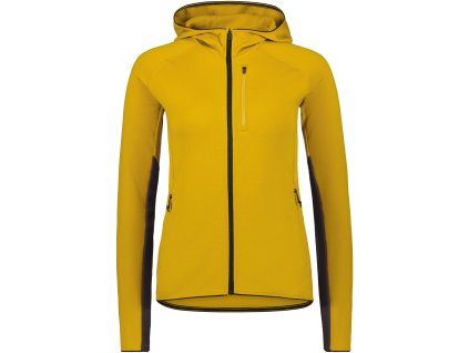 Merino mikina MONS ROYALE APPROACH MERINO SHIFT FLEECE HOOD turmeric (Velikost M)
