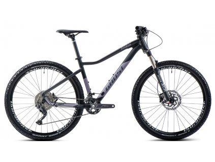 Dámské horské kolo GHOST Lanao Advanced 27.5 Black/Pearl Purple Matt