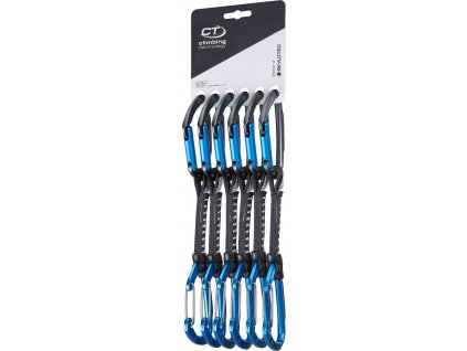Expreska Climbing Technology Lime B set M-DYNEEMA pack of 6 (Velikost 12 cm, Barva Anthracite/Blue)