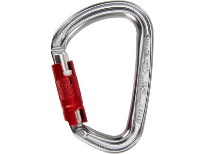 Karabina Climbing Technology XL D-TG triplex gate (Velikost Onesize, Barva Grey/Orange)
