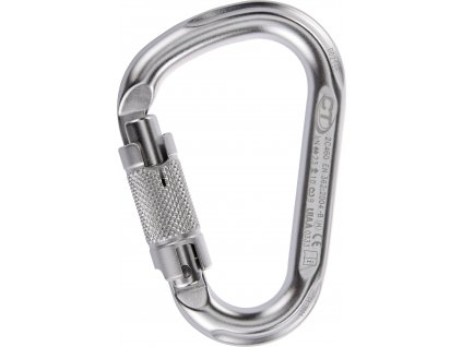 Karabina Climbing Technology Snappy WG twistlock gate (Velikost Onesize, Barva stříbrná)