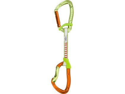 Expreska Climbing Technology Nimble Fixbar set DYNEEMA (Velikost 12 cm, Barva Green/Orange)