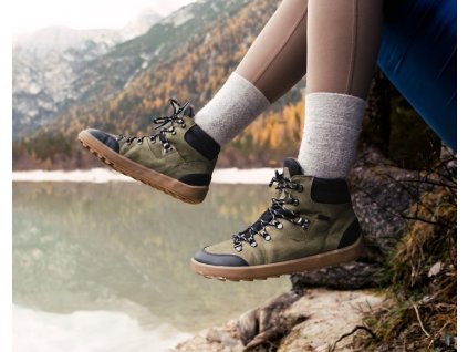 Barefoot boty Be Lenka Ranger 2.0 - Army Green