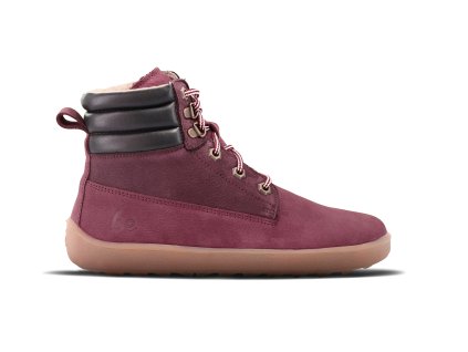 Barefoot boty Be Lenka Nevada Neo - Burgundy (Velikost 36)