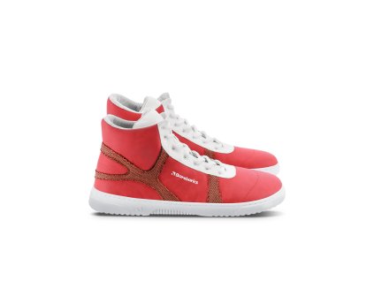 Barefoot tenisky Barebarics Hifly - Red & White (Velikost 36)