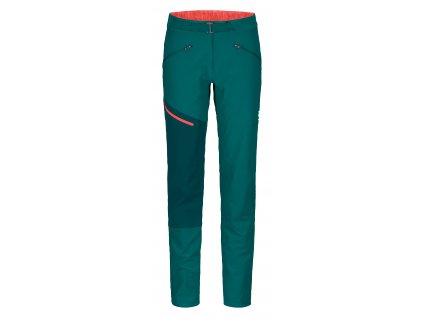 Dámské Kalhoty Ortovox W's Brenta Pants - zelené (Velikost XL, Barva zelená)