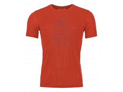 Pánské  Tričko Ortovox 150 Cool Mountain Protector Ts