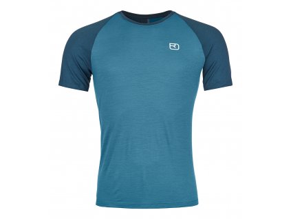 Pánské  Tričko Ortovox 120 Tec Fast Mountain Ts (Velikost XL, Barva modrá)