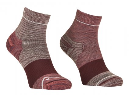 Dámské Ponožky Ortovox W's Alpine Quarter Socks (Velikost 39-41, Barva růžová)