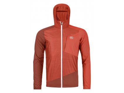 Pánská Bunda Ortovox Windbreaker Jacket (Velikost L, Barva červená)