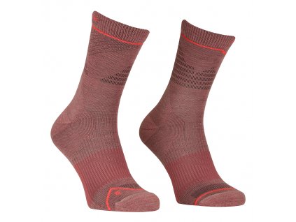 Dámské Ponožky Ortovox W's Alpine Pro Compression Mid Socks (Velikost 39-41, Barva růžová)