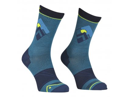 Pánské  Ponožky Ortovox Alpine Light Compression Mid Socks