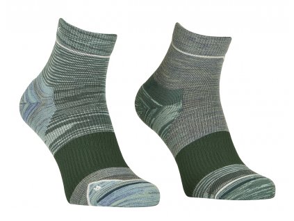 Pánské  Ponožky Ortovox Alpine Quarter Socks (Velikost 42/44, Barva zelená)