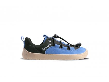 Dětské barefoot tenisky Be Lenka Xplorer - Blue & Olive Black