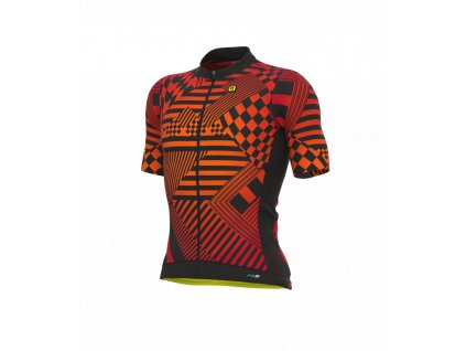 Letní cyklistický dres ALÉ pánský PR-S CHECKER