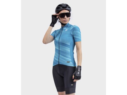 Letní cyklistický dres ALÉ PR-R GREEN SPEED LADY (Velikost XXS)