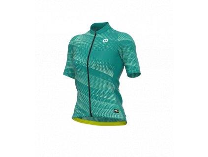 Letní cyklistický dres ALÉ PR-R GREEN SPEED LADY