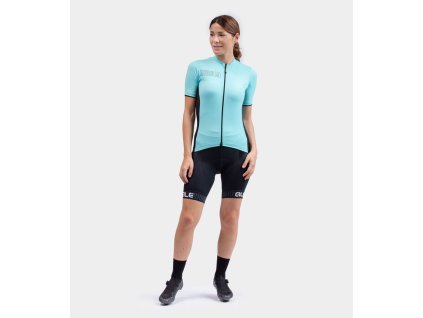 Letní cyklistický dres ALÉ SOLID COLOR BLOCK LADY (Velikost XXS)