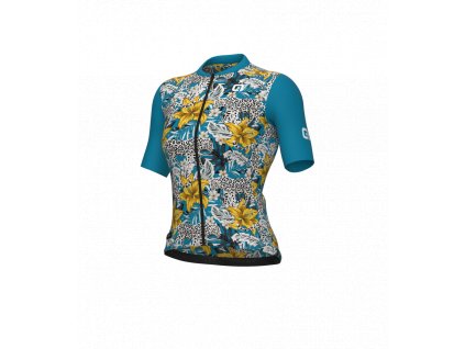Letní cyklistický dres ALÉ dámský HIBISCUS PR-E (Velikost S)